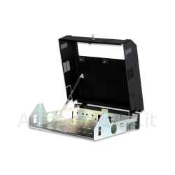 Armadio 5 Unità da muro 19" Slim Line Colore nero (A)14 x (L) 50 x (P)48 Cm.