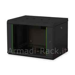 Armadio 7 unita' da muro linea Unique (a)420 x (l)600 x (p)450 mm. colore nero