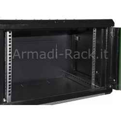 Armadio rack da parete economico linea Dynamic Basic 7 unità (a)416 x (l)600 x (p)450 mm. nero
