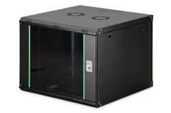 Quadro rack 19" a parete 9u 600x600 mm, colore nero (ral 9005)