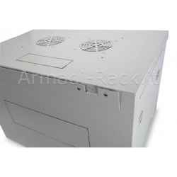 Armadio rack da parete economico linea Dynamic Basic 12 unità (a) 638 x (l) 600 x (p) 450 mm. grigio chiaro