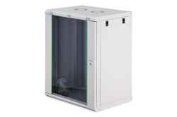 Armadio rack da parete economico linea Dynamic Basic 16 unità (a) 816 x (l) 600 x (p) 450 mm grigio chiaro