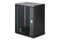 Armadio rack da parete economico linea Dynamic Basic 16 unità(a) 816 x (l) 600 x (p) 450 mm nero