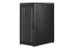 Armadio 22 unità linea professionale (a)1200 x (l)600 x (p)800 mm. colore nero ral9005 (dn-19 22u-6/8-sw)