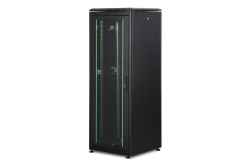 Armadio per networking 32 unità linea professionale (A)1580 x (L)600) x (P)600 mm colore nero RAL 9005 (DN-19 32U-6/6-SW)