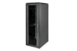 Armadio per networking 32 unità linea professionale (A)1580 x (L)600) x (P)800 mm colore nero RAL 9005 (DN-19 32U-6/8-SW)