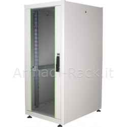 Armadio 32 unità 19" per reti e server misure (a)1566 x (l)600 x (p)800 mm. colore grigio chiaro