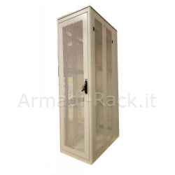 Armadio 42 unita' linea professionale mm. (a)2020 x (ll)600 x (p) 1000 con tutte le porte traforate