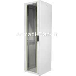Armadio per reti lan e networking 42 unità linea Dynamic, misure in mm (A)2010 X (L)600 X (P)600, colore grigio RAL7035