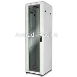 Armadio per reti lan e networking 42 unità linea professionale, misure in mm (A)2050 X (L)600, colore grigio RAL7035