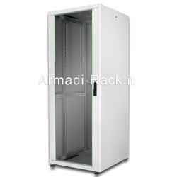 Armadio per reti lan e networking 42 unità linea Dynamic, misure in mm (A)2010 X (L)800 X (P)800, colore grigio RAL7035