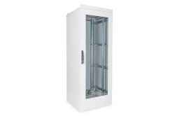 Armadio 42 Unità 19" per Reti Misure (A)2100 x (L)800 x (P)800 Mm. Colore Grigio Chiaro da Esterno Ip55