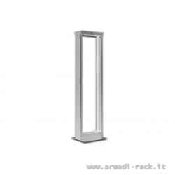 Frame di montaggio 19 42 unita' a 2 montanti colore grigio con montante centrale