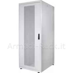 Armadio 19 pollici 42 unità rack per reti e server, misure (a)2010 x (l)800 x (p)1000 mm. colore grigio RAL 7035