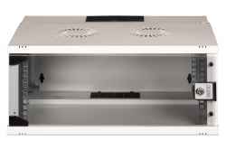 Armadio digitus soho pro 4u a parete 19" 540x400 mm (lxp) grigio