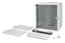 Armadio rack di rete digitus 19" con accessori - 12u, 540 x 400 mm (l x p)