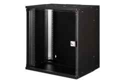 Armadio digitus soho pro 12u a parete 19" 540x400 mm (lxp) nero