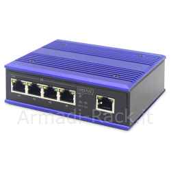 Switch Industriale 5 Porte Fast Ethernet 10/100 DIN Rail