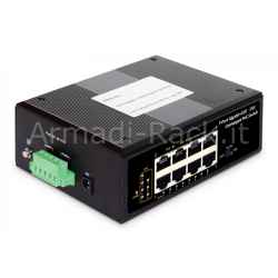 Switch Industriale 7 Porte Gigabit Poe + Una Porta Pd