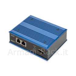 Gigabit switch industriale poe 2 x rj45, 1x sfp