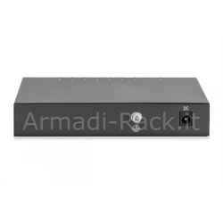 Switch gigabit a 8 porte, desktop, non gestito, alloggiamento in metallo