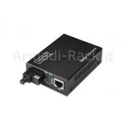 Convertitore rj45 10/100 - fibra ottica sc bidirezionale fx (tx1550nm / rx1310nm)