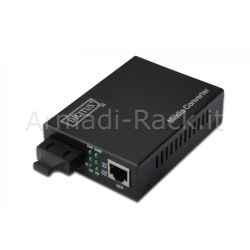 convertitore media gigabit ethernet , rj45 / sc