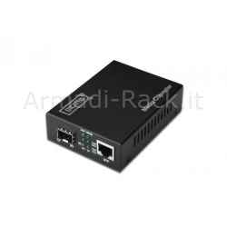 Convertitore rj45 gigabit 10/100/1000 - fibra ottica sfp