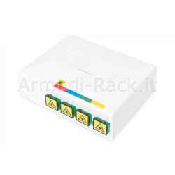 alloggiamento fttx con 4 accoppiamenti sc sx