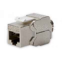 Inserto jack stp schermato rj45 8 poli cat 5e (frutto)