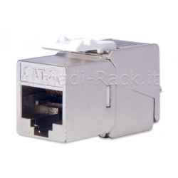 Inserto jack schermato rj45 categoria 6a toolfree