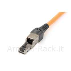 Spina rj45 schermata 6a per installazione senza attrezzi pieghevole