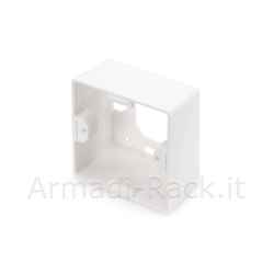 Scatola a muro mm. 80x80x42 colore bianco