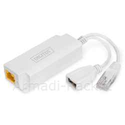Splitter digitus usb-a 5v poe