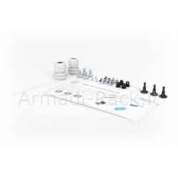 Scatola di giunzione per fibre ottiche, assemblata, 6x lc-apc dx, os2