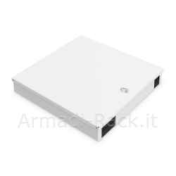 unibox fibra ottica per montaggio a parete 280 x 320 x 54 mm, grigio (ral 7035)
