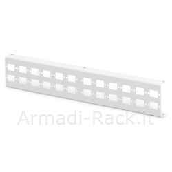 Piastra adattatore per dn-96800m-2, grigio (ral 7035) 24 sc-sx, lc-dx, e2000-sx