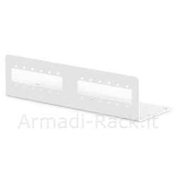 Piastra adattatore per dn-96800s-2, grigio (ral 7035) 12 sc-sx, lc-dx, e2000-sx