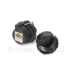 modulo industriale cat 6 schermato con antipolvere