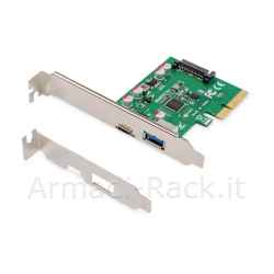 scheda pci-express usb type-c. + usb-a