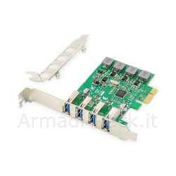 scheda 4 porte usb 3.0 pci-express