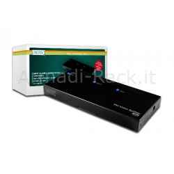 Video/Audio Splitter Dvi per 1 Pc E 2 Monitor/Casse