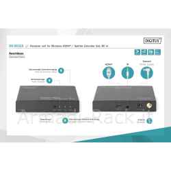 Ricevitore per estensore wireless full hd 1080p digitus
