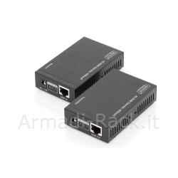 Estensore HDMI 4K su di Cavo di Rete Hdbaset Ricevitore + Trasmettitore