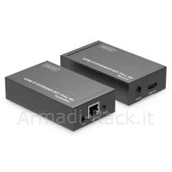 Digitus set extender hdmi ip, full hd 1080p 120 mt