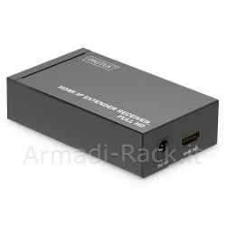 Digitus ricevitore extender hdmi ip, full hd per ds55517