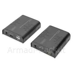 Digitus set extender ip hdmi kvm, full hd