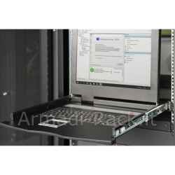Console Modulare con Schermo 19" con Switch 8 Porte per Installazione in Armadi Rack Tastiera Italiana