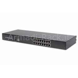 Digitus commutatore kvm modulare cat.5, 16 porte