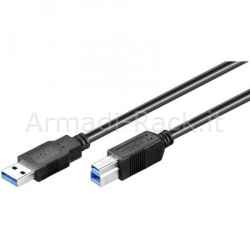 Cavo usb 3.0 connettori a-b 9 poli mt. 0,5